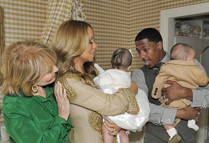 Mariah Carey e o marido mostram os filhos gêmeos pela primeira vez