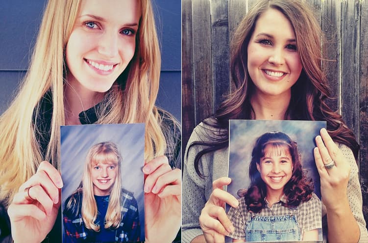 Ensaio fotográfico compara antes e depois de pessoas que sofreram bullying na infância
