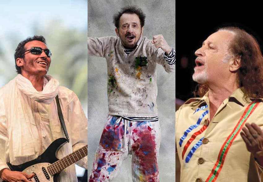 Bombino, Tom Zé e Alceu Valença