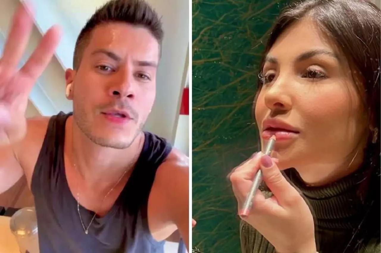 Arthur Aguiar assume namoro com empresária Jhenny Santucci